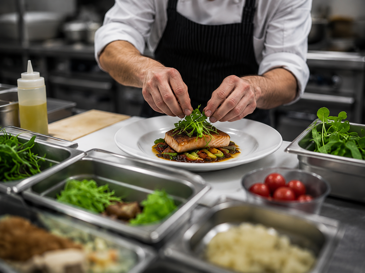 Restaurant kitchen marketing image